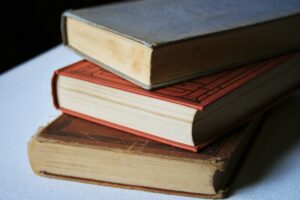 Edges of old books.
From Lynn Greyling, public domain.